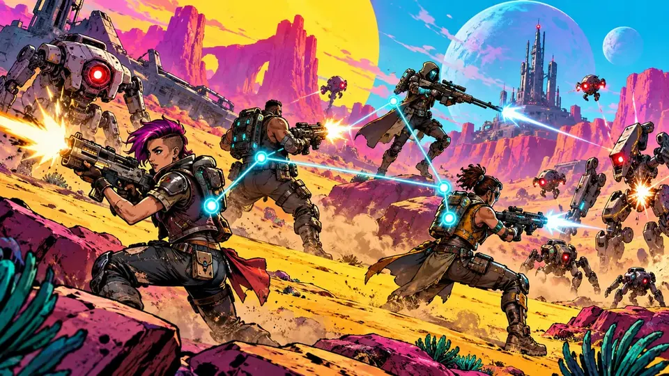 Borderlands 4无主之地4加速器推荐：联机掉线与大厅卡顿封面