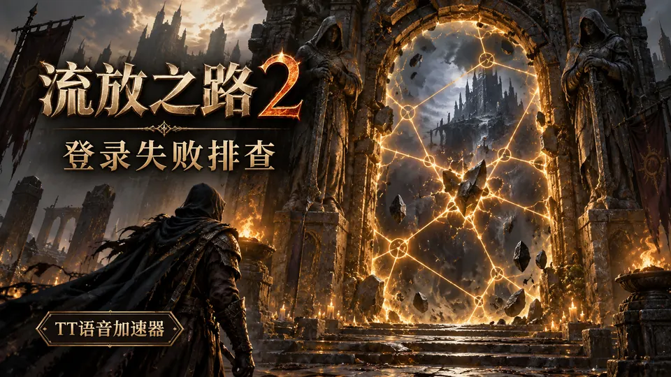 Path of Exile 2流放之路2登录失败怎么处理?国际服加速方法封面