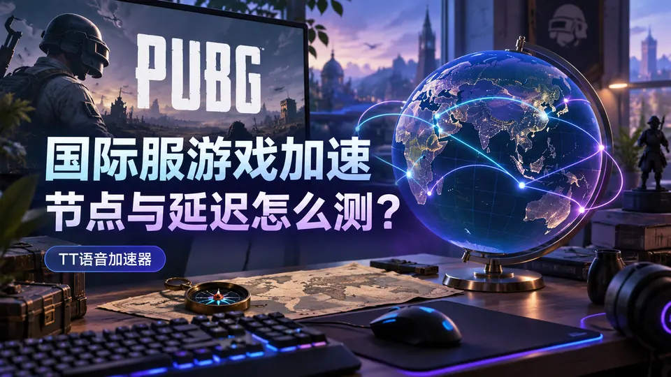国际服游戏加速器怎么设置?电脑端节点与延迟测试方法封面