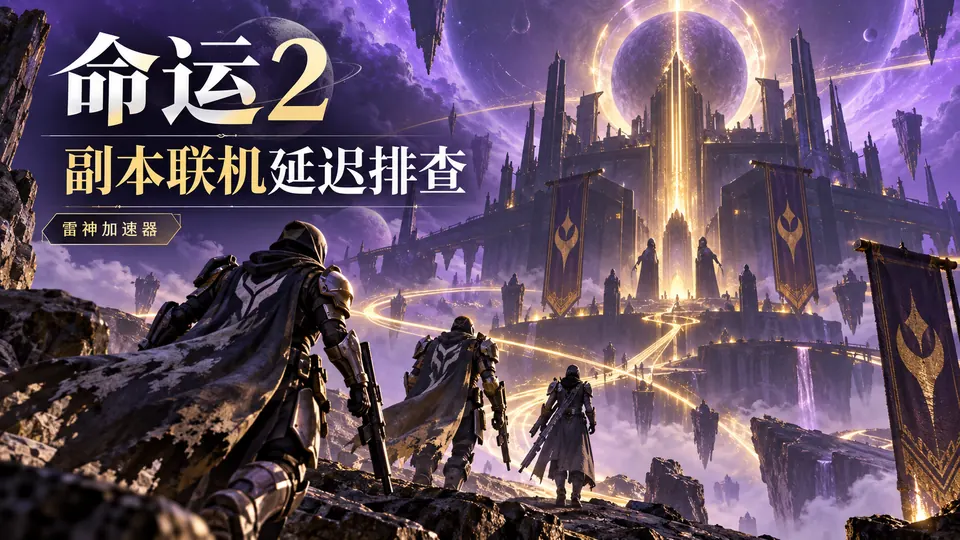 Destiny 2命运2国际服高延迟怎么办？副本联机节点选择封面