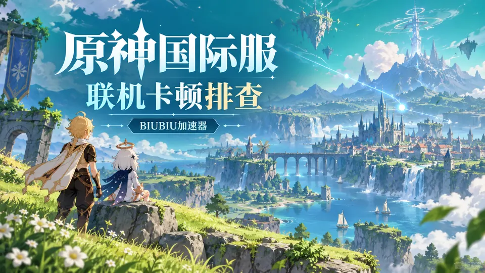 Genshin Impact原神国际服联机卡顿怎么办？节点与语音设置封面