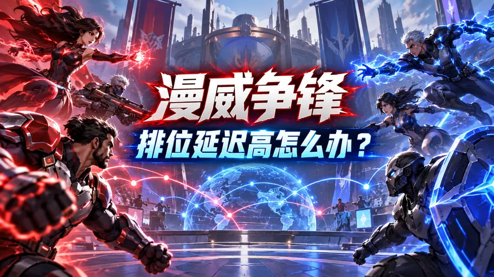 Marvel Rivals漫威争锋国际服排位延迟高怎么办?节点优化指南封面