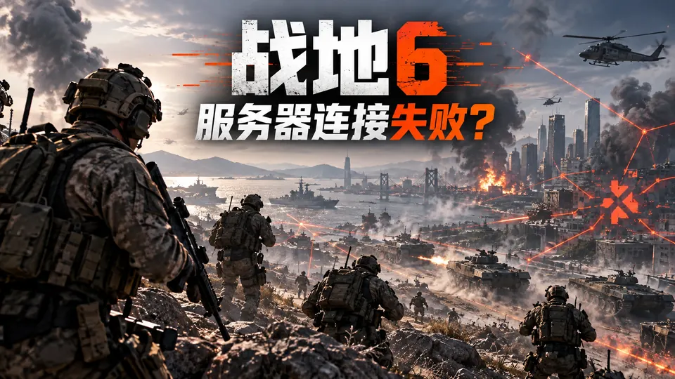 Battlefield 6战地6多人服务器连接失败?加速线路排查封面