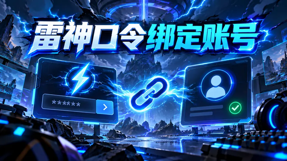 雷神加速器口令XXX527如何绑定账号？50小时权益说明封面