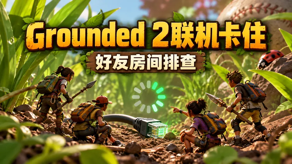 Grounded 2联机加入好友房间卡在加载界面?雷神节点排查封面