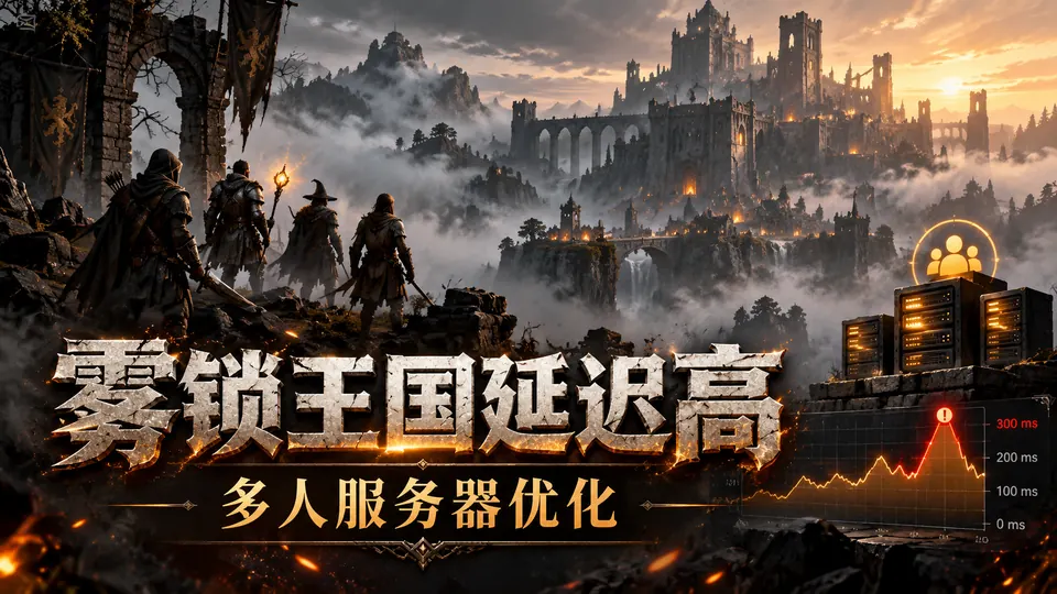 Enshrouded雾锁王国多人服务器延迟高怎么办?雷神线路优化封面